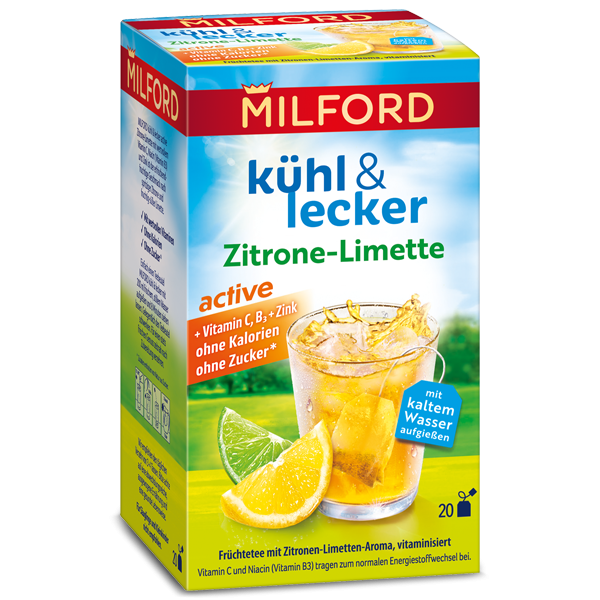 MILFORD ľadový čaj citrón-limetka 20x2,5 g