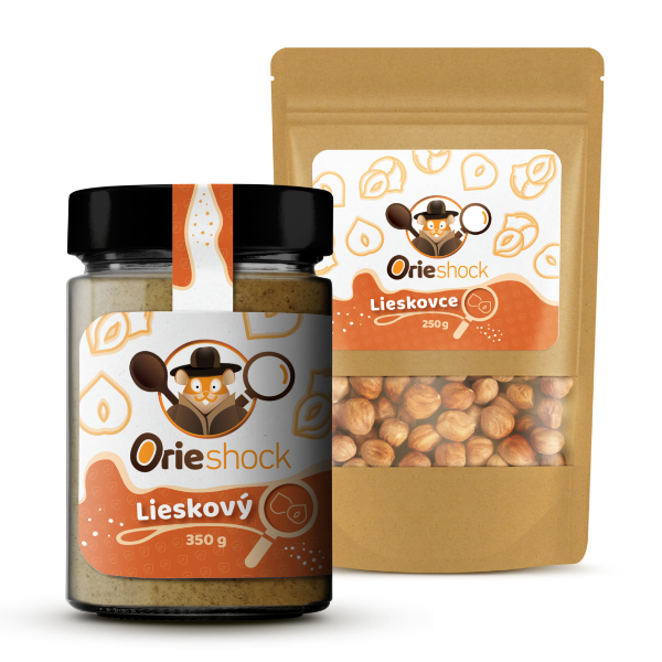 Orieshock Lieskový 350g + Orieshock Lieskovce 250g