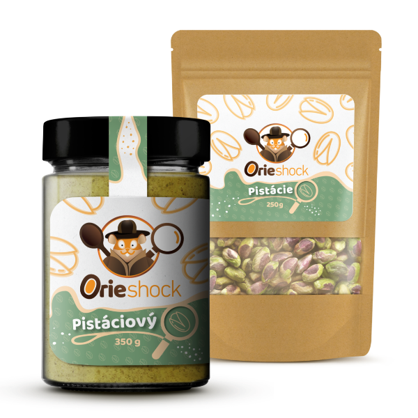 Orieshock Pistáciový 350g + Orieshock Pistácie 250g