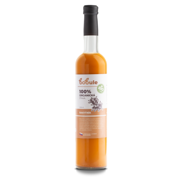 Bobule BIO 100% rakytníkova šťava 500 ml