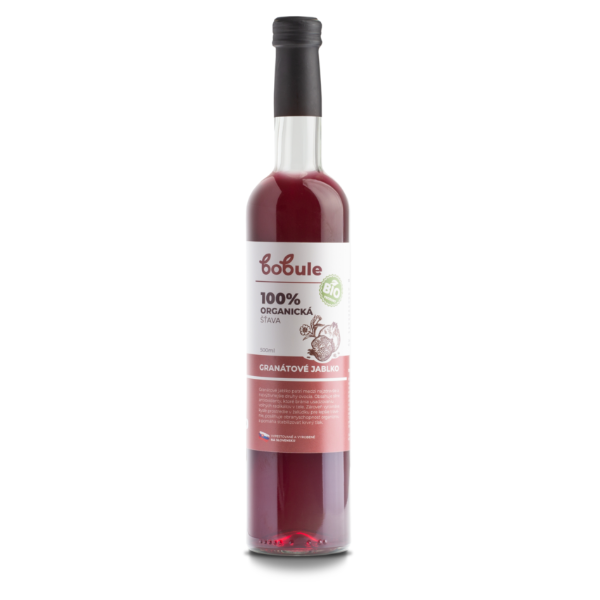 Bobule BIO 100% šťava z granátového jablka 500 ml